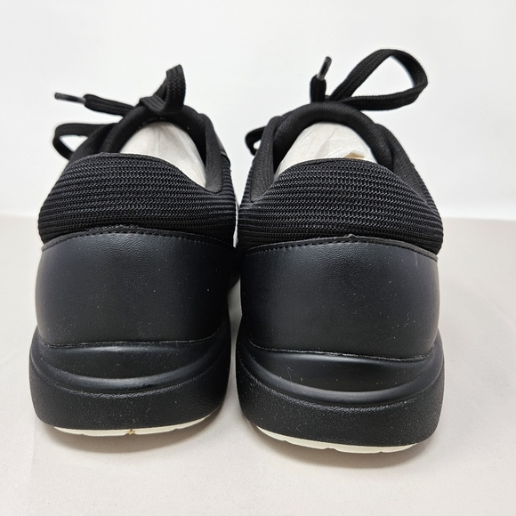 Traq By Alegria Sneakers Mens Sz 41/8 Black Mesh Smart Shoes Slip Resistant - Picture 3 of 12